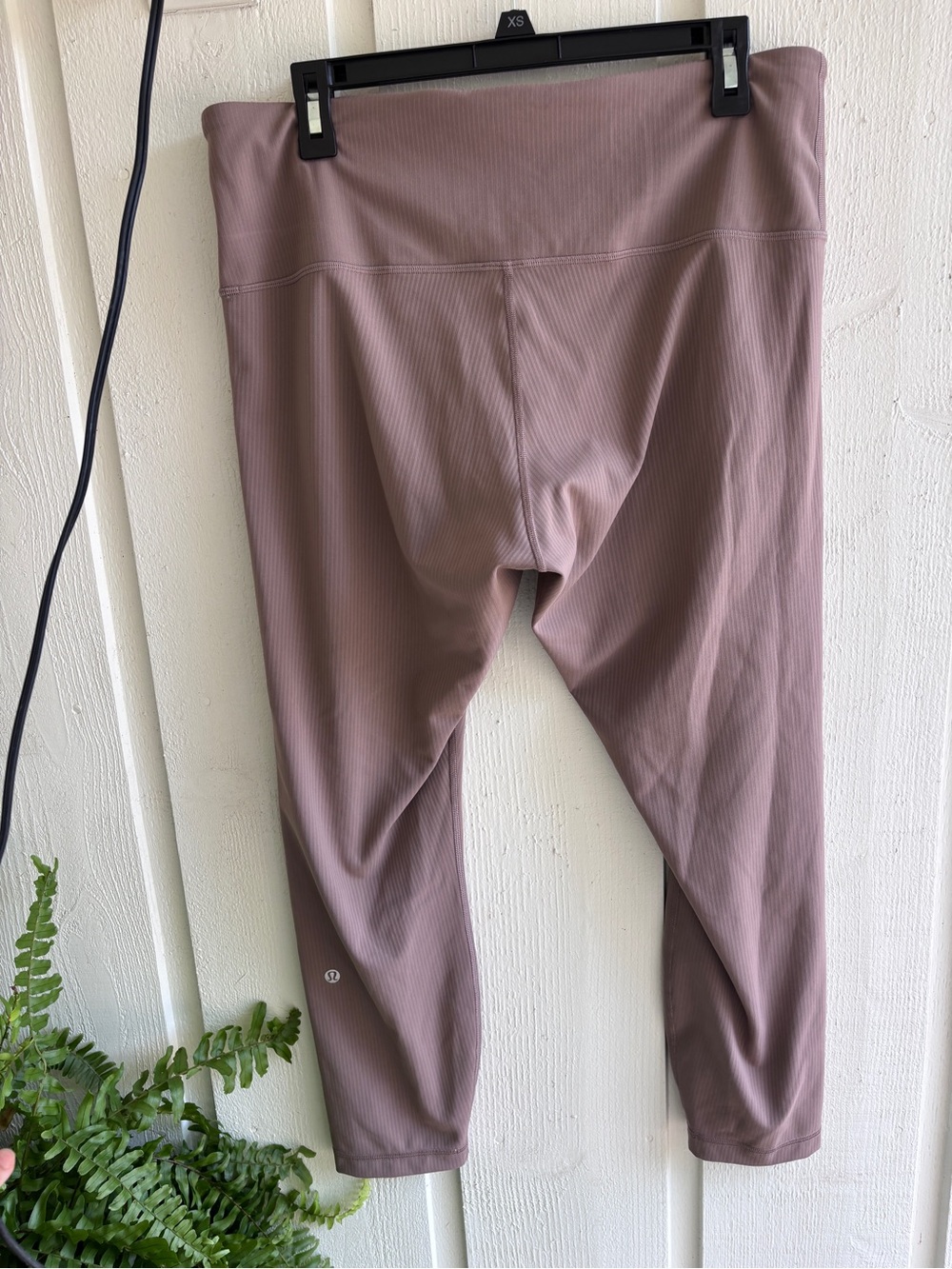 lululemon athletica Ribbed High-Rise Leggings - Mauve Taupe
